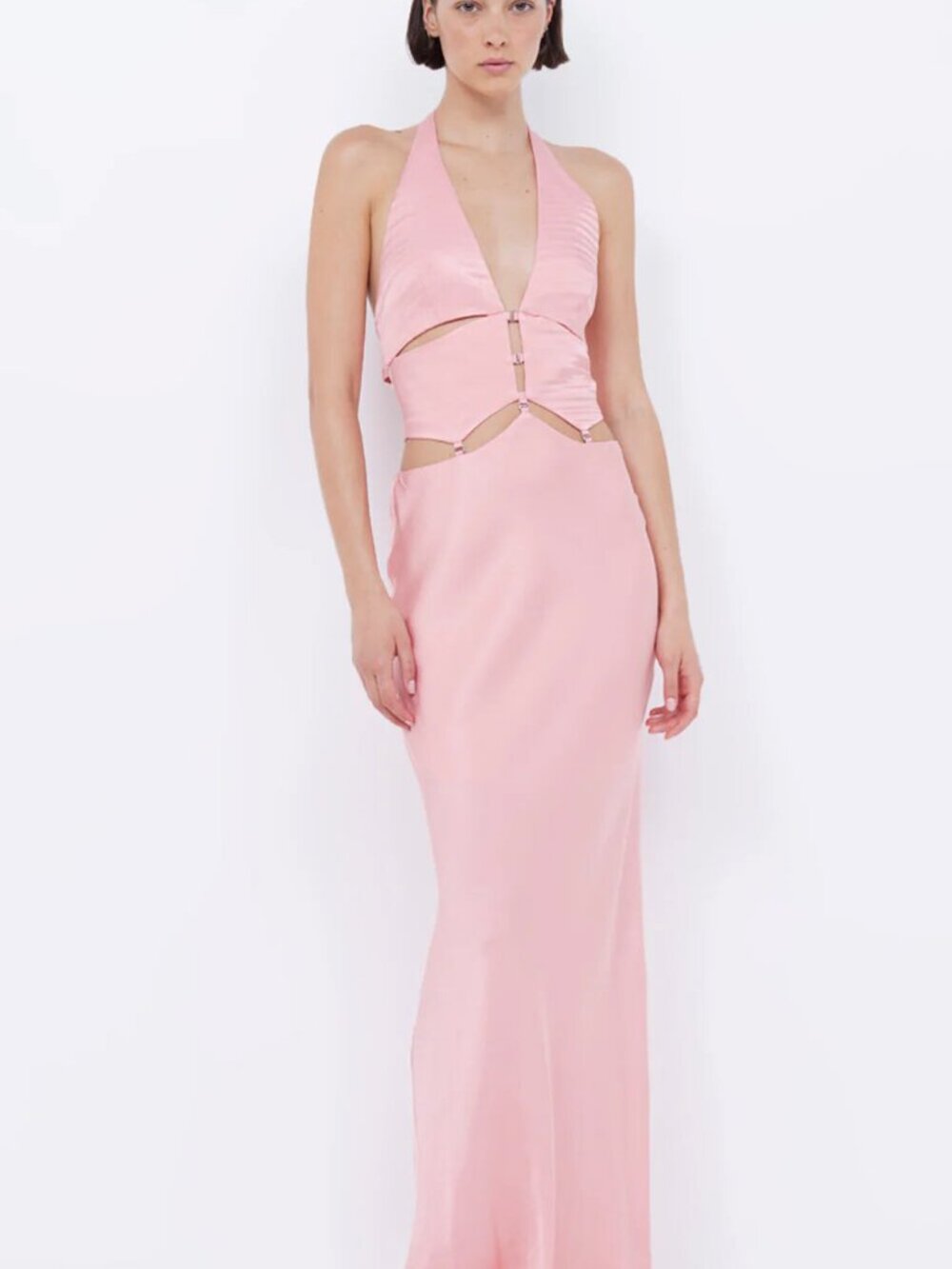 Bec + Bridge Alabama Halter Dress in Pink Sherbet - Size AU 6 / US 2